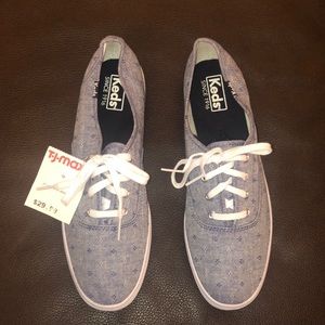 BRAND NEW WITH TAGS Blue and White Keds